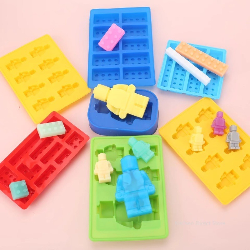 ロボット型シリコンキャンドル型、DIY 3Dブロック、チョコ - Candle Molds のレビューと価格