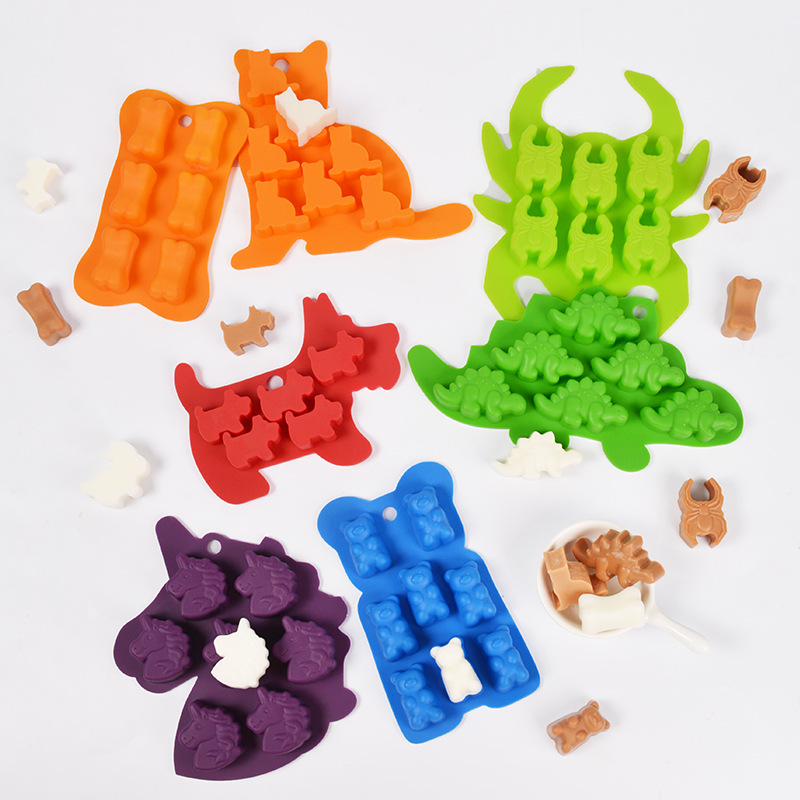 動物のクマの猫の形をしたシリコンベーキングモールド,動物の形 - Candle Making Kit のレビューと価格