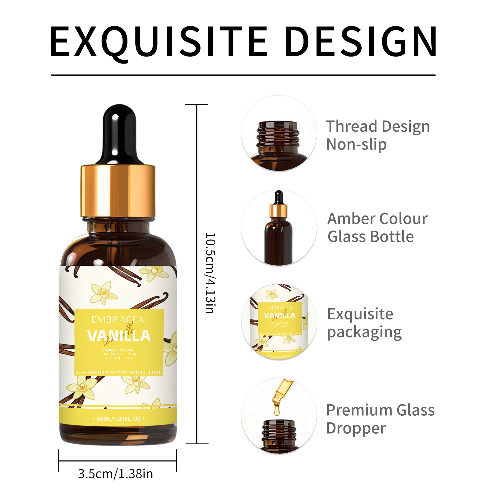 30ml バニラフレグランスオイル ディフューザー用 キャン - Silk Candle のレビューと価格
