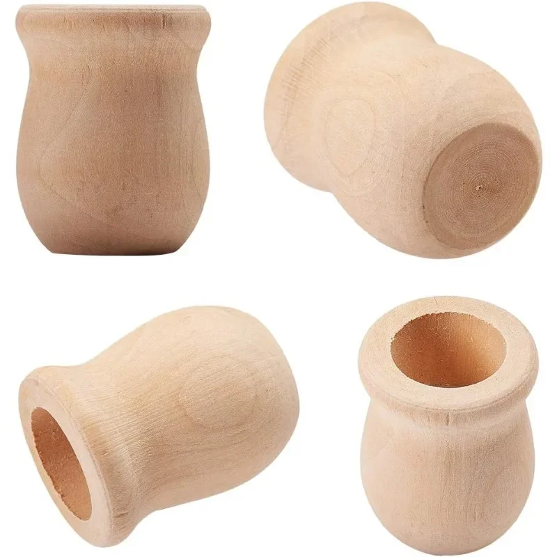 10 個 1.5 インチ 10 個未完成の空白の木製花瓶花瓶 - Candle Containers のレビューと価格