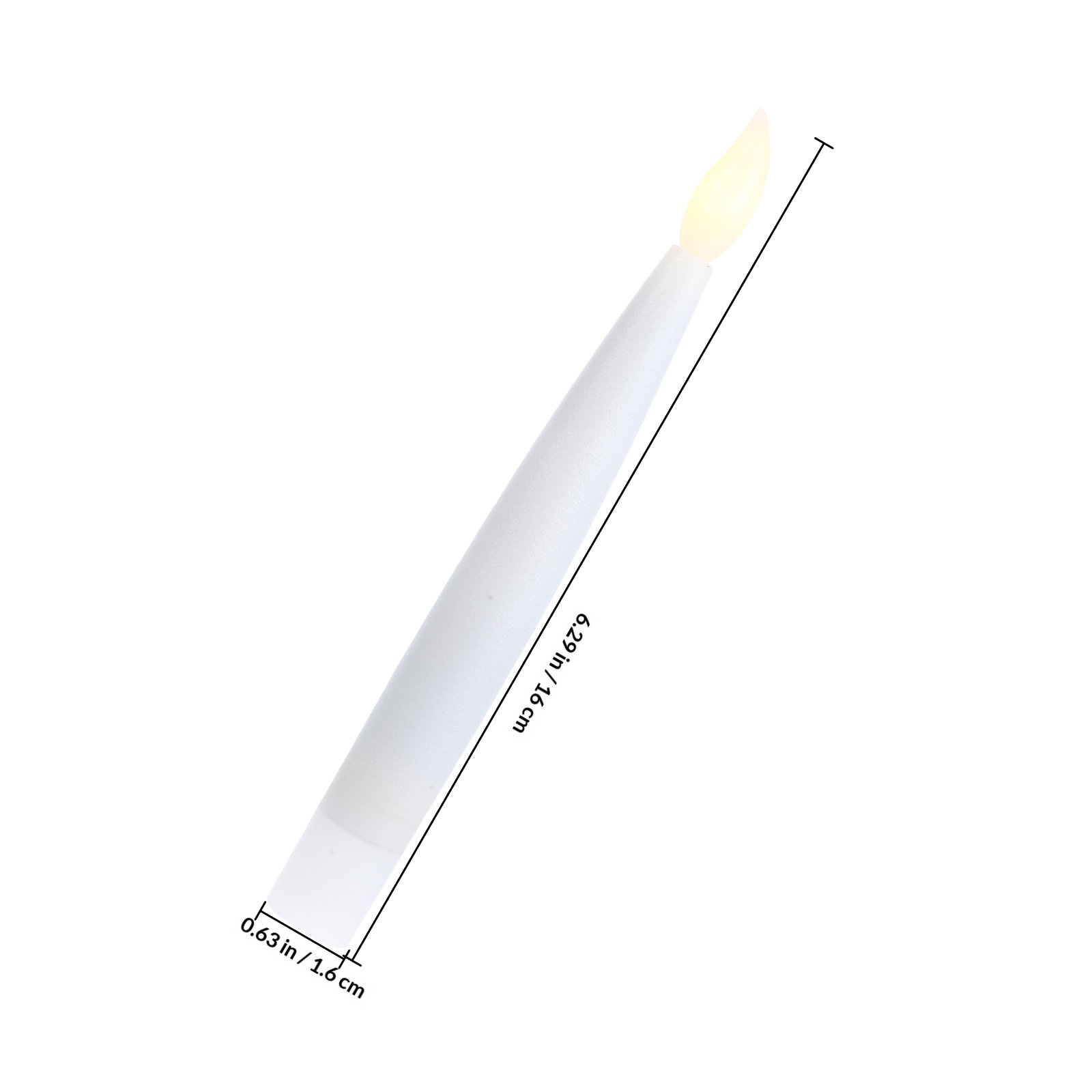 クリスマスツリー用クリップ式キャンドル12個セット。ホリデー - Paraffin Wax のレビューと価格