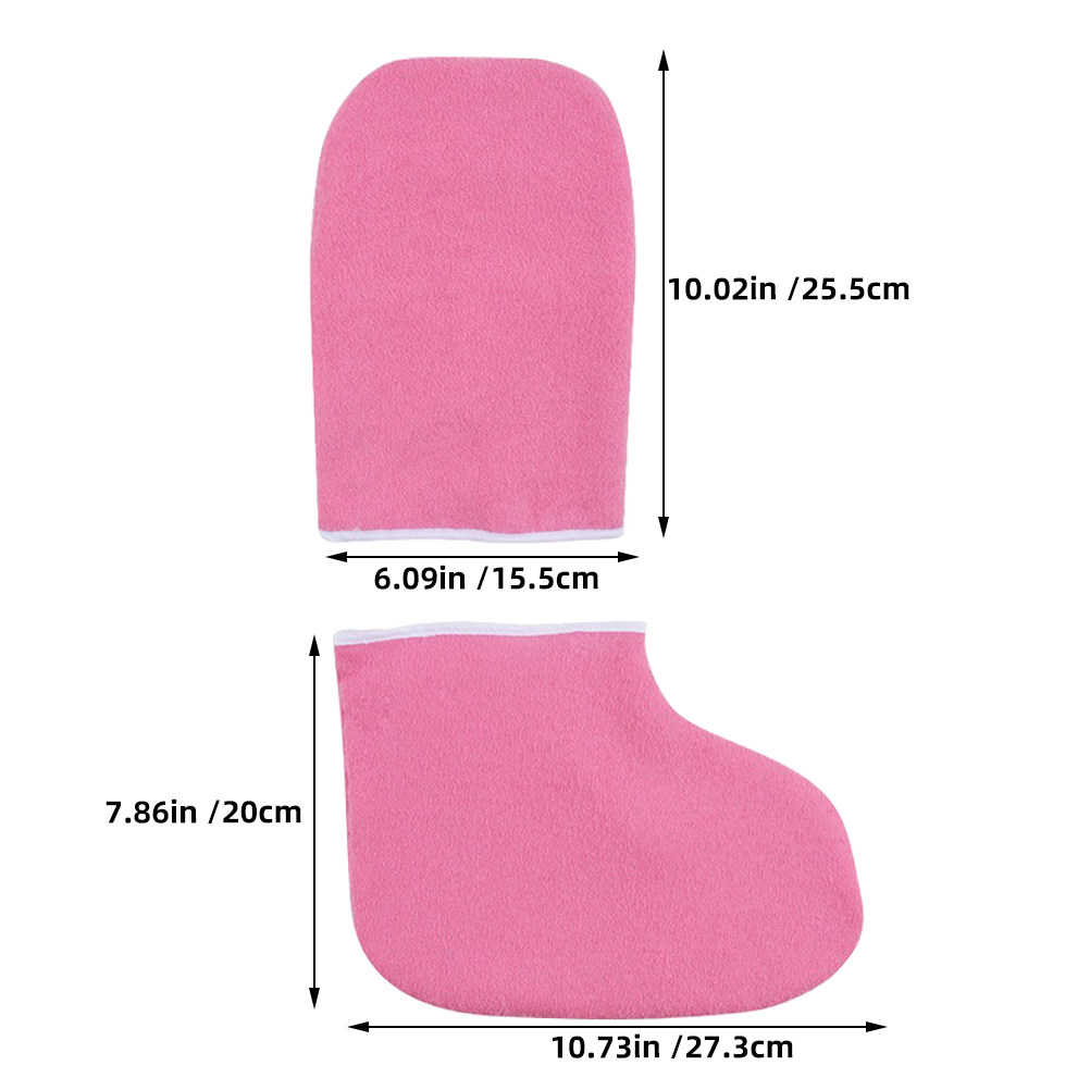 1セットのパラフィンワックススパ用ミトンとブーツ。手足のケア - Paraffin Wax のレビューと価格